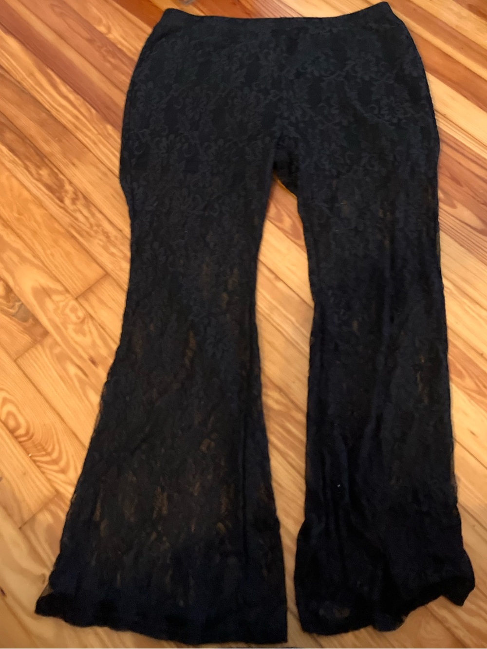 Women’s lacey boho flare pants, 3xl